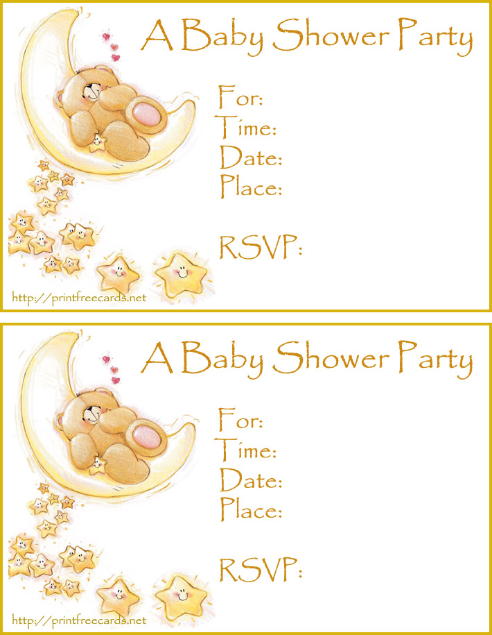 Printable Baby Shower Invitations