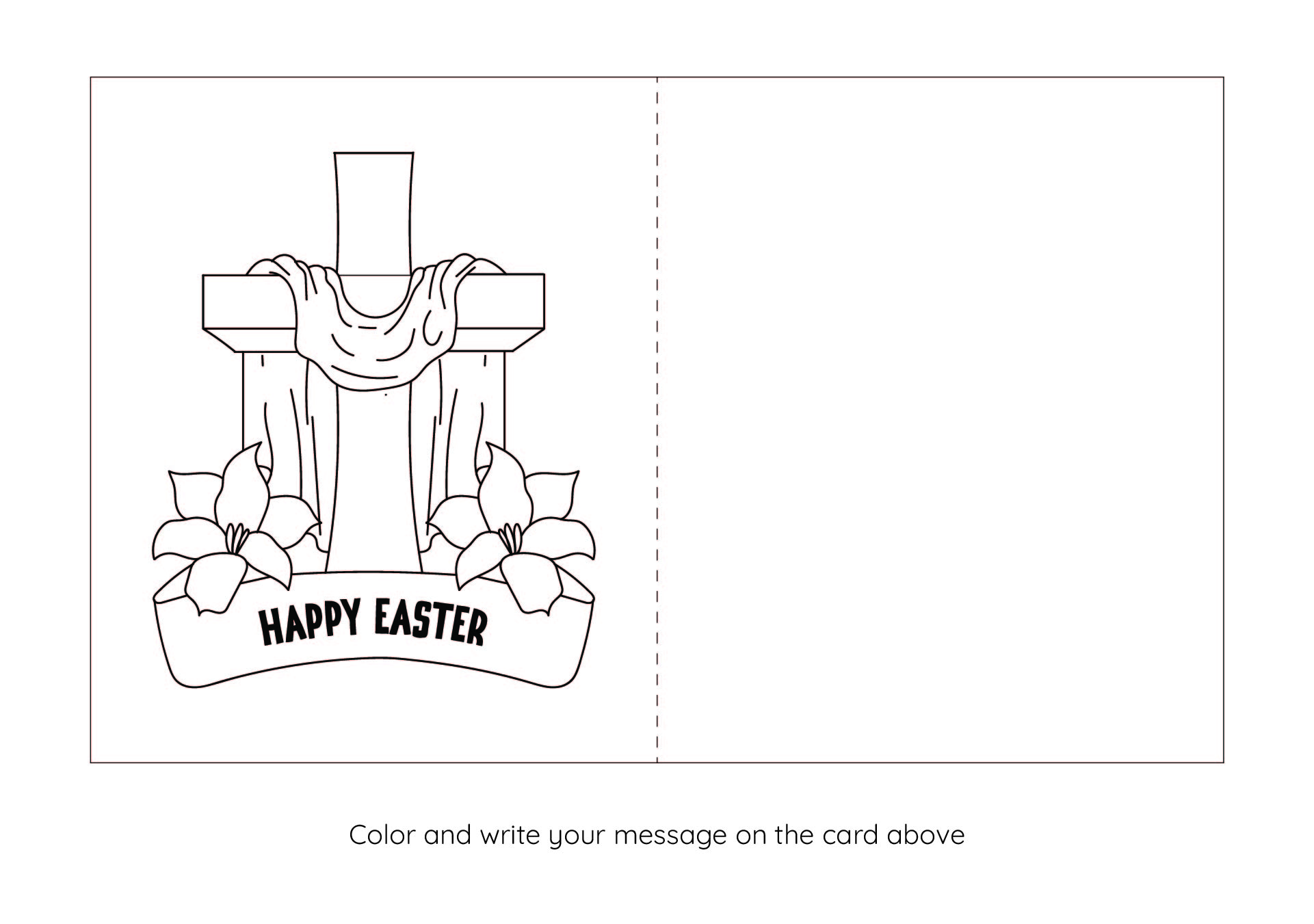Religious Easter Art  Printable