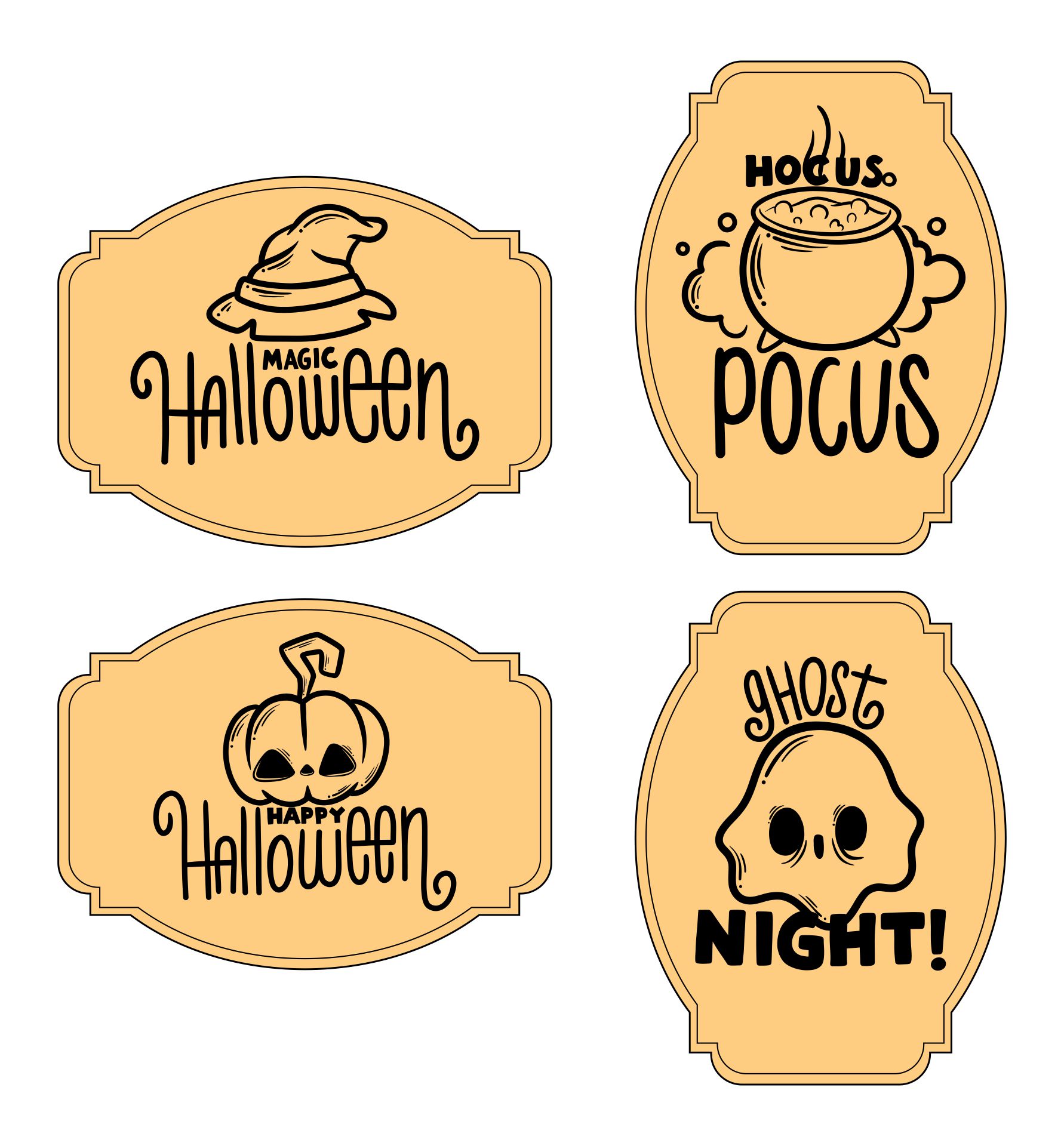 Halloween Printables Labels