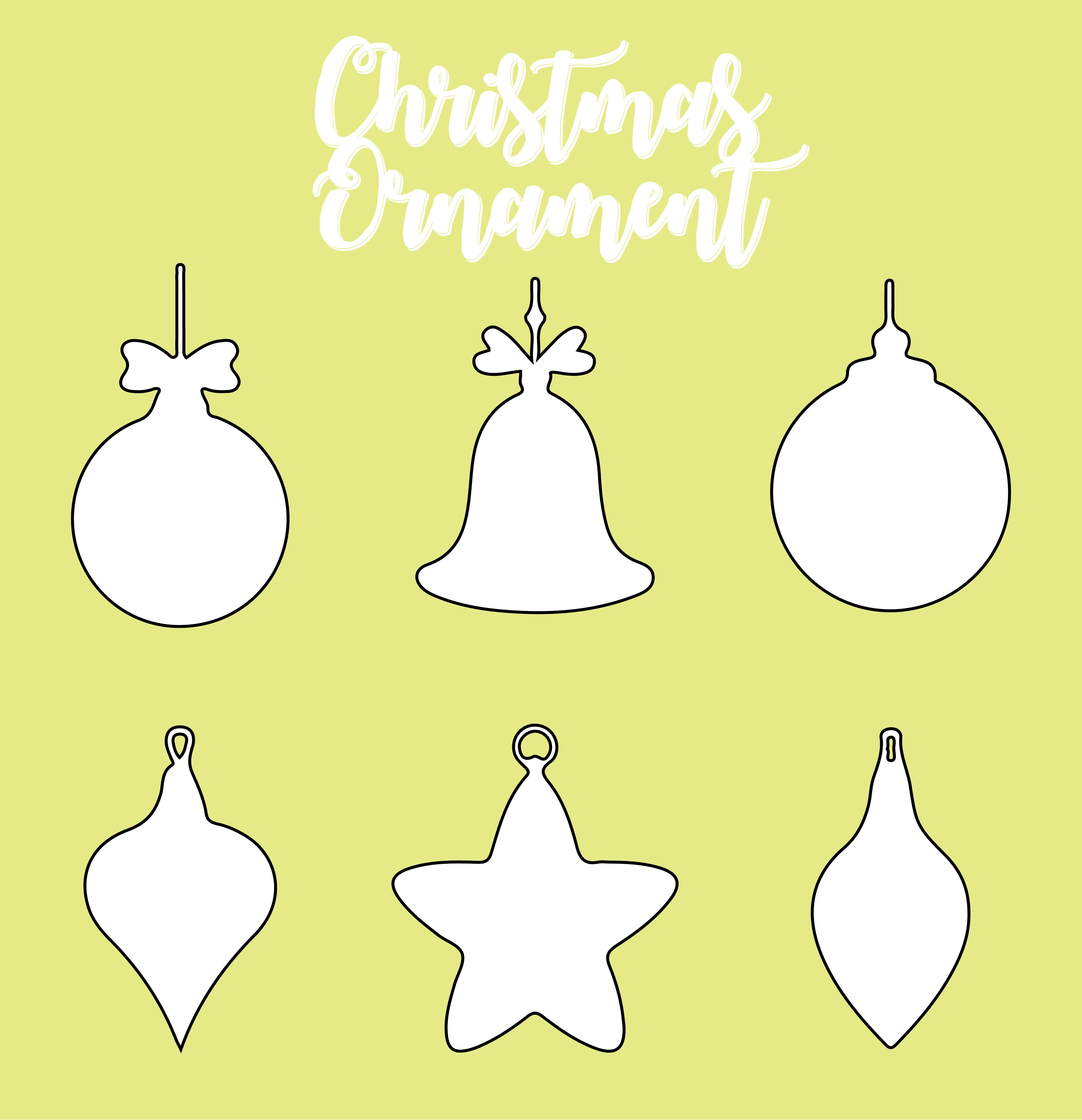 10 Best Free Printable Christmas Ornament Patterns PDF For Free At Printablee