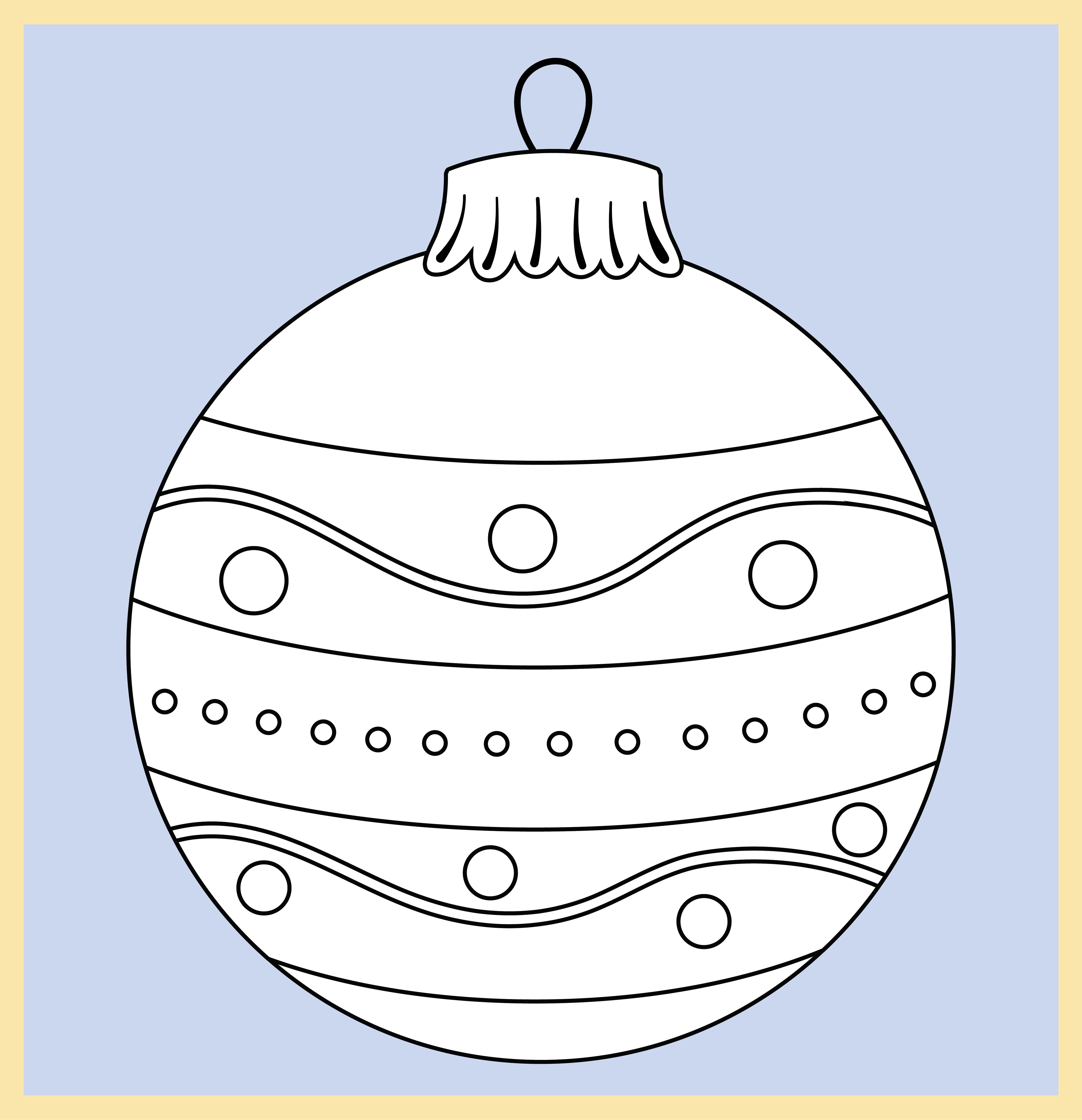 Template Free Printable Christmas Ornament Patterns
