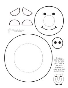 Printable Pig Craft