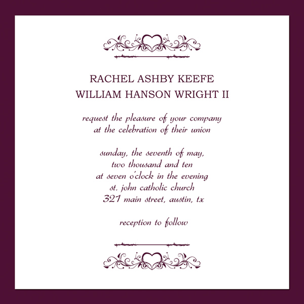 Wedding Invitation Templates