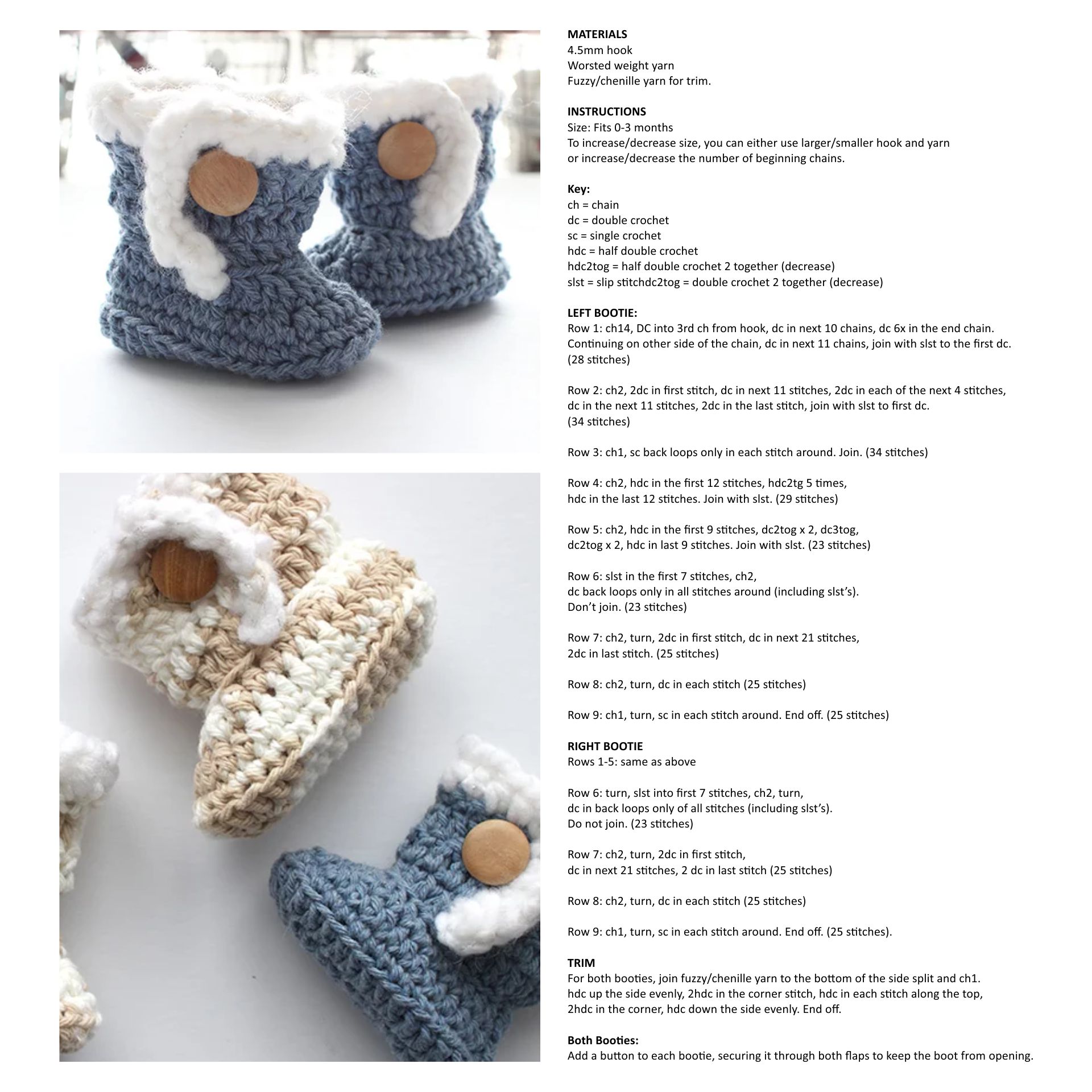 10 Best Free Printable Baby Crochet Patterns PDF For Free At Printablee