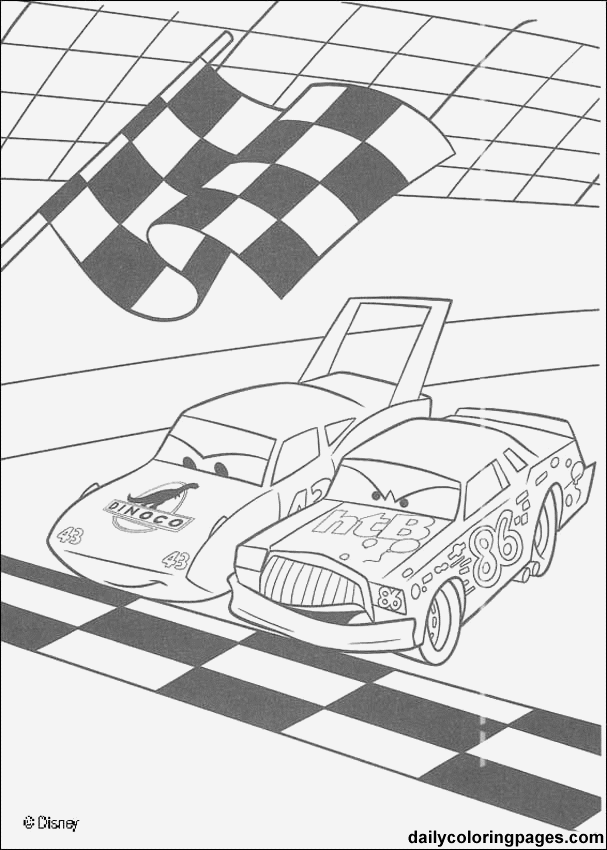 Disney Cars Movie Coloring Pages