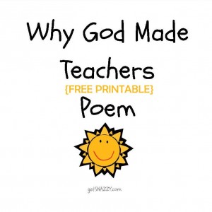 6 Best Images of Free Printable Teacher Poems - Printable Teacher Poems ...