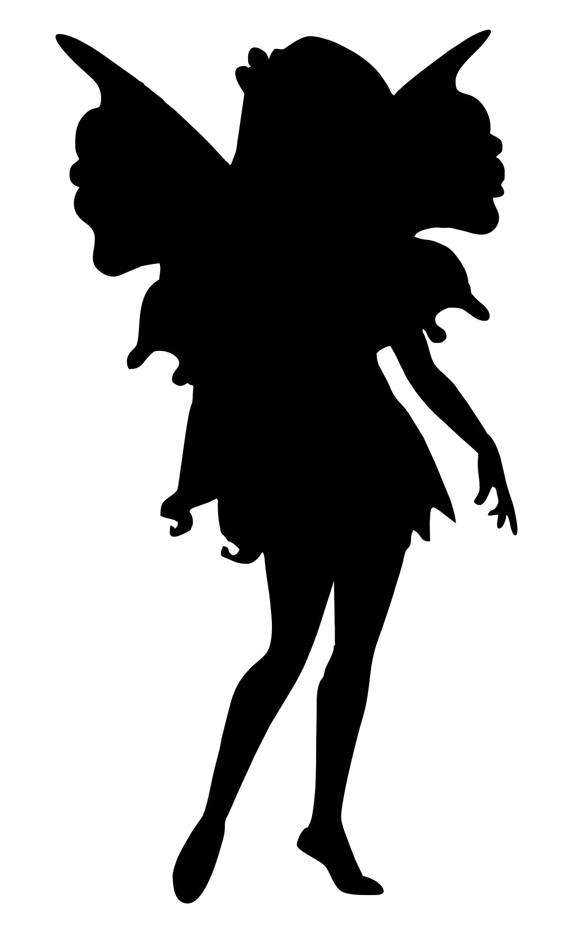 10 Best Printable Fairy Silhouette | Images and Photos finder