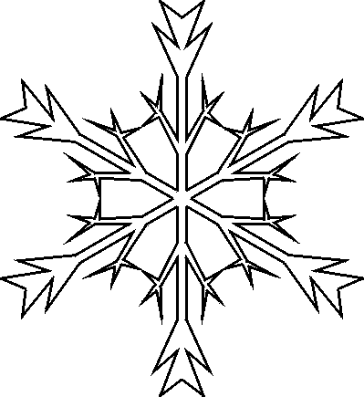 Printable Snowflake Stencils