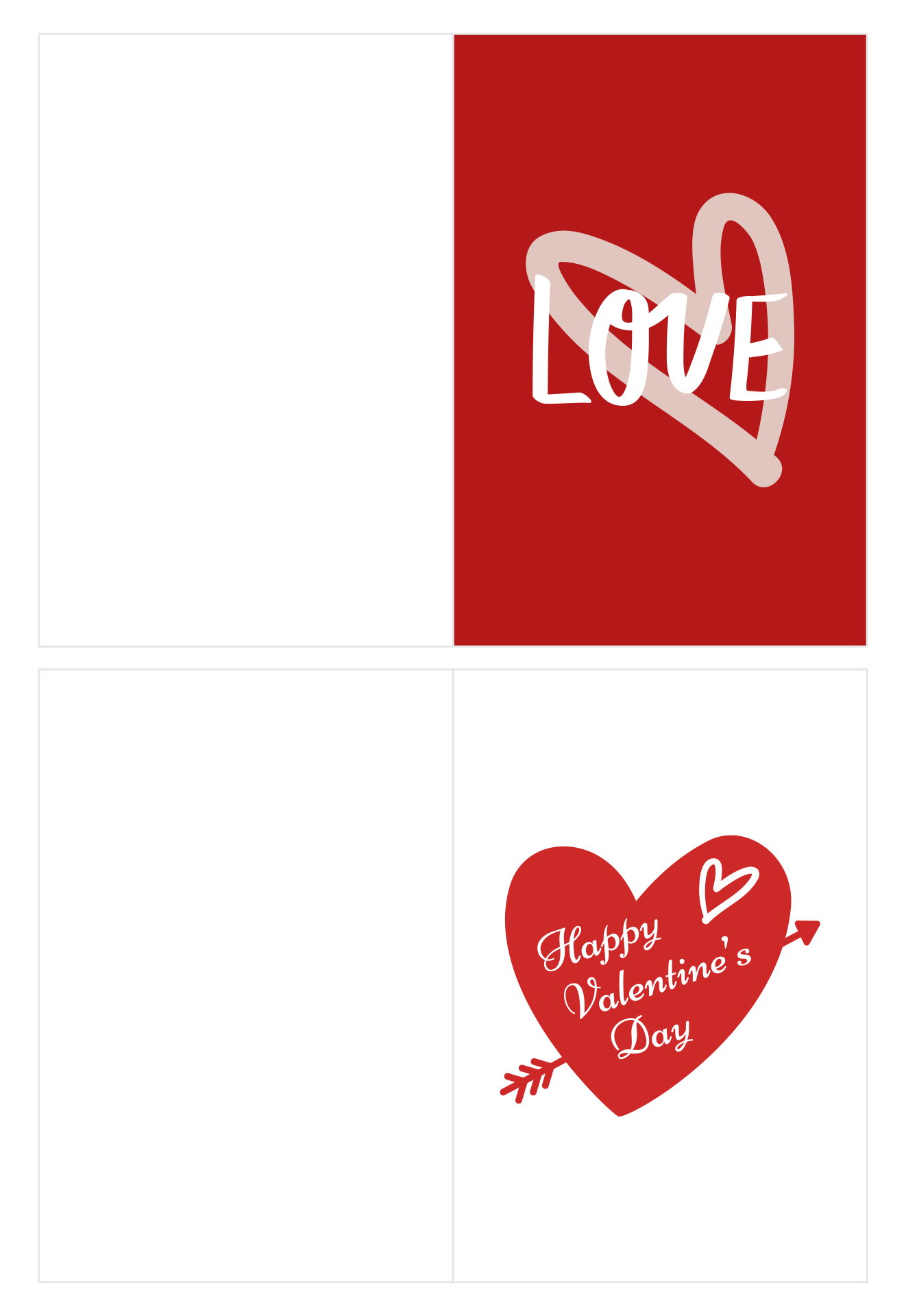 Own Valentine s Day Cards 10 Free PDF Printables Printablee