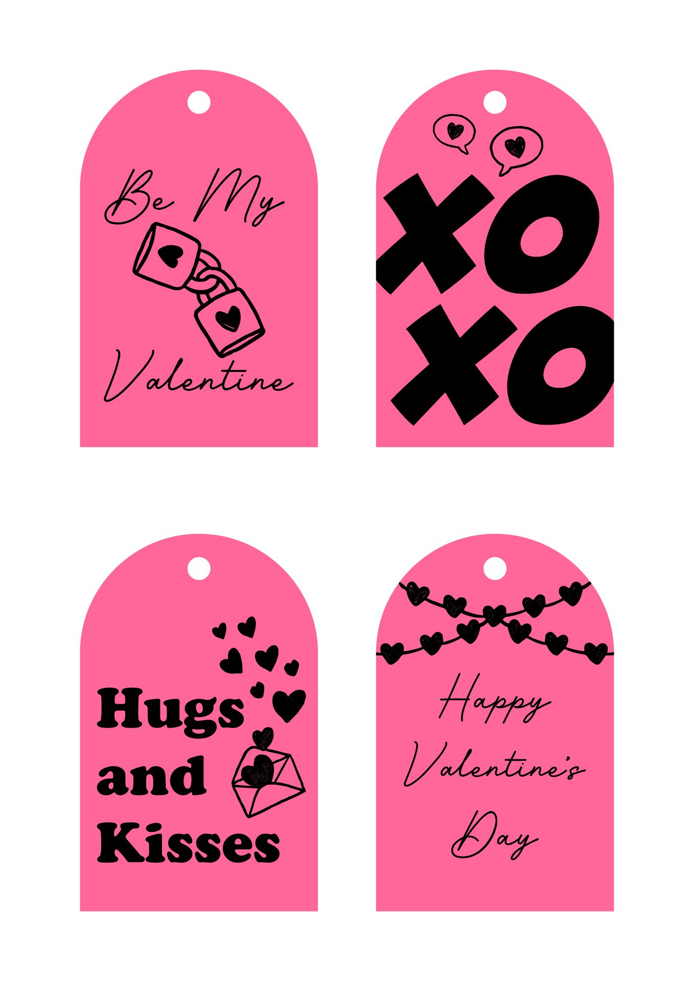 10 Best Printable Animal Valentine s Gift Tags Printablee