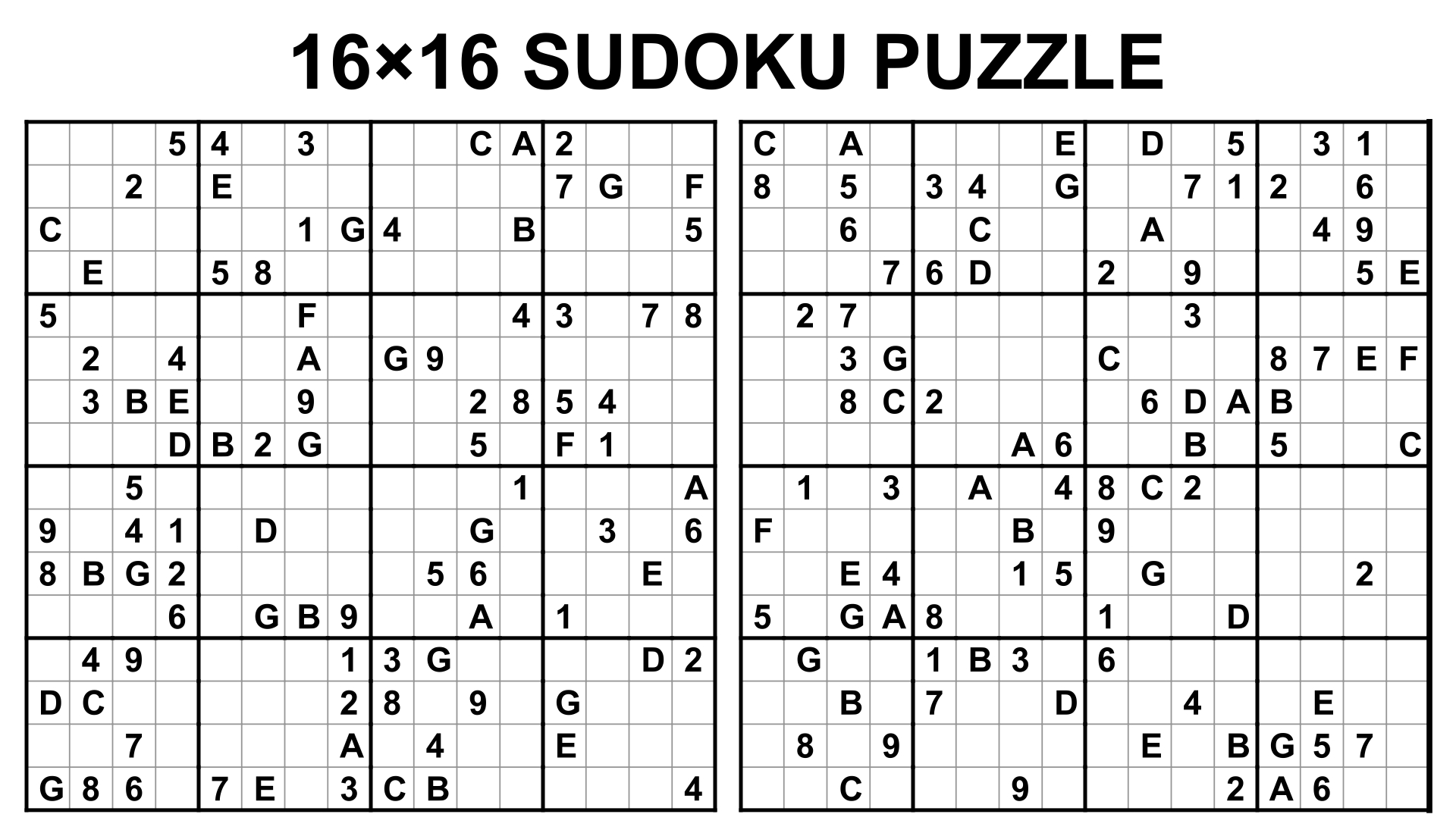 medium sudoku puzzles printable