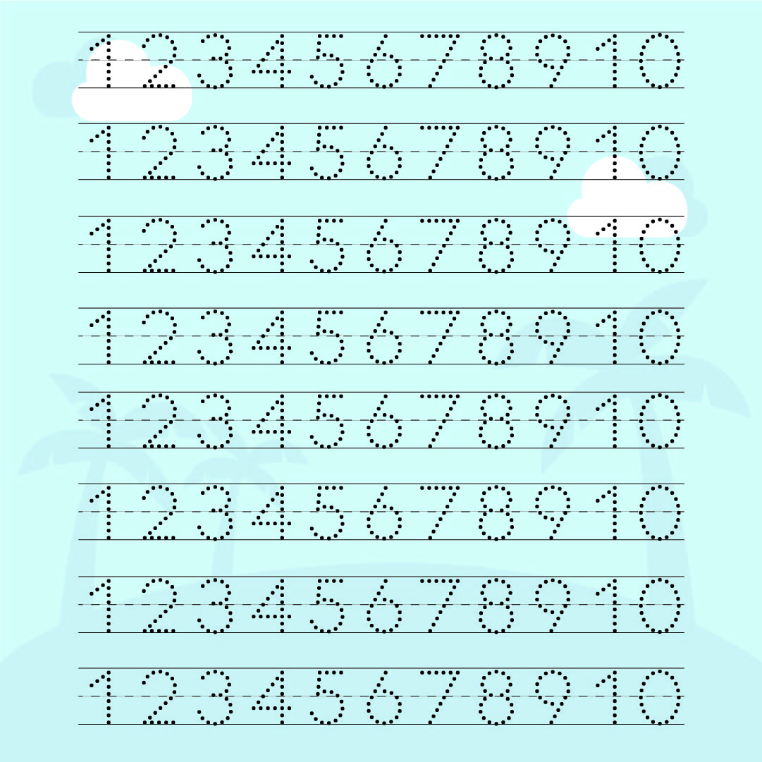 best printable number printablee com