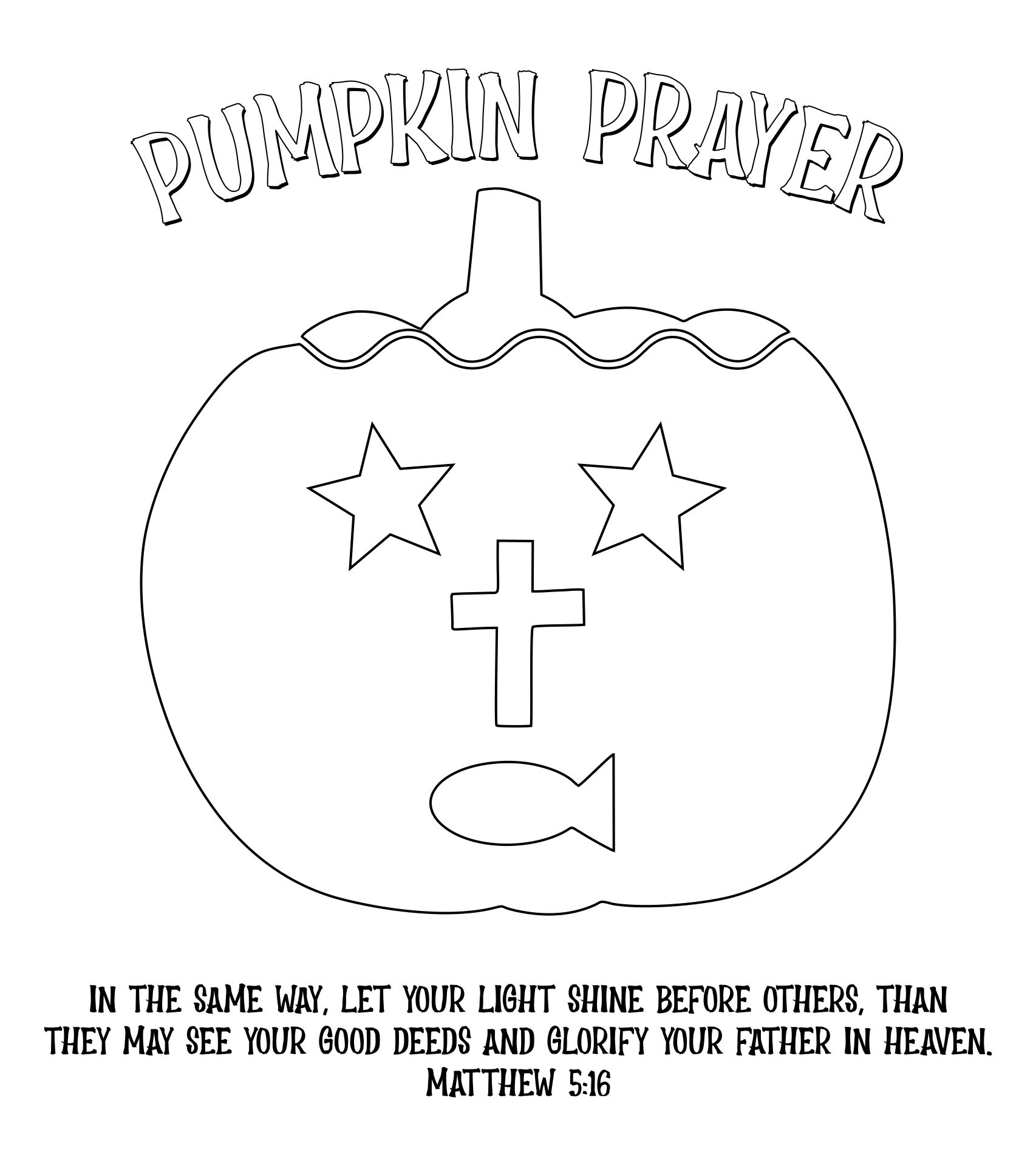 christian jack o lantern coloring pages