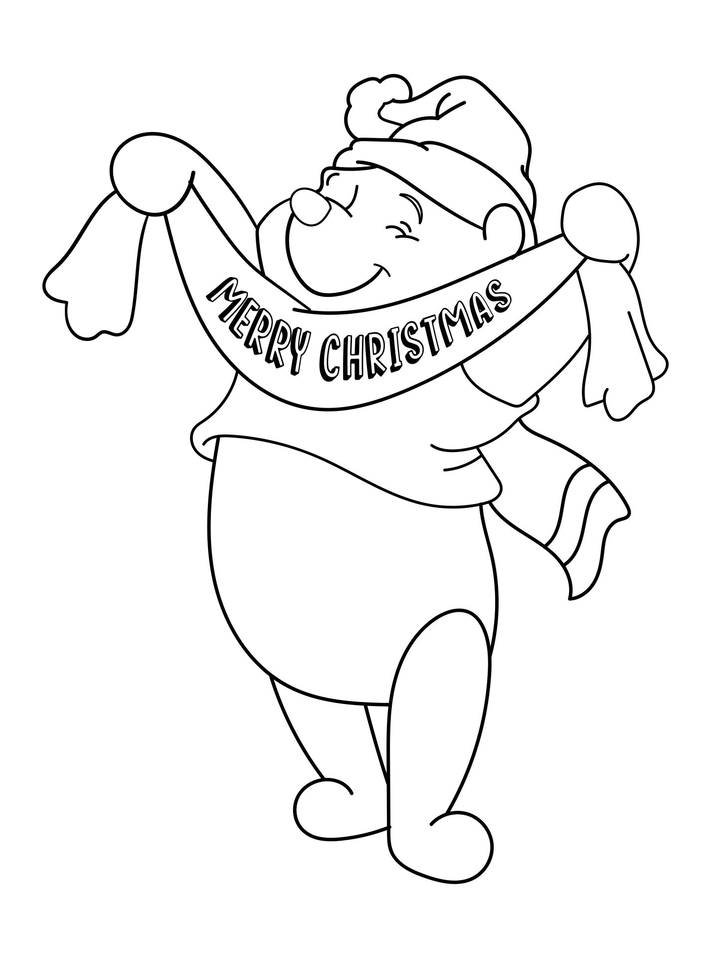 disney christmas coloring page