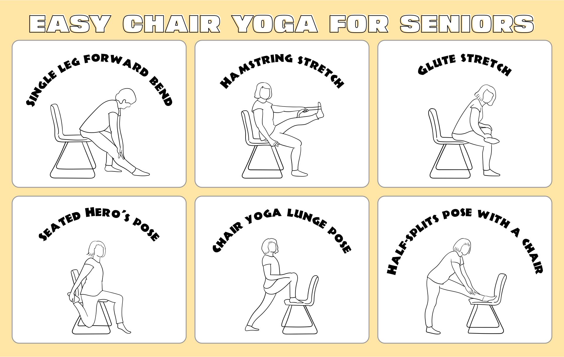 Free Printable Chair Yoga Exercises