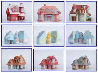 3D Paper Model Templates