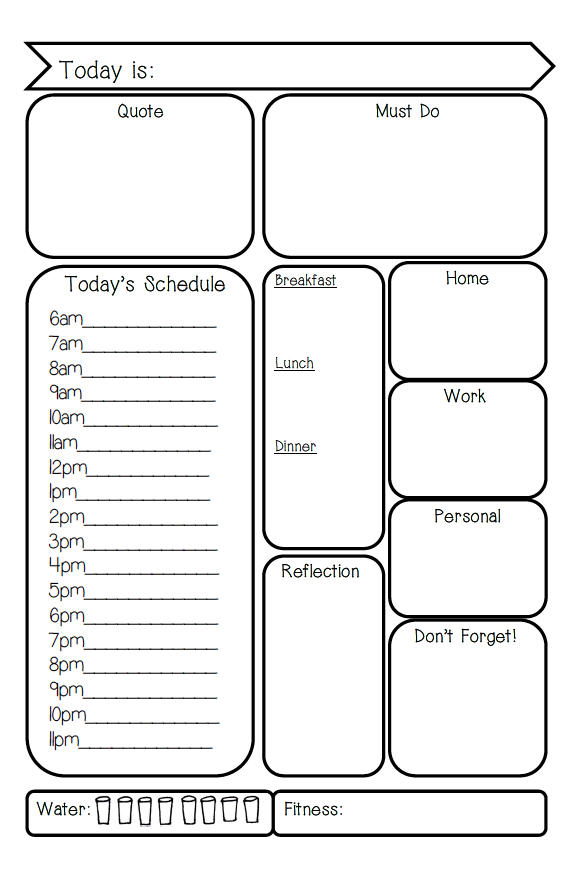 Planner Printables A5 Inserts