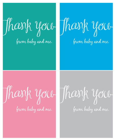 Printable Baby Shower Thank You