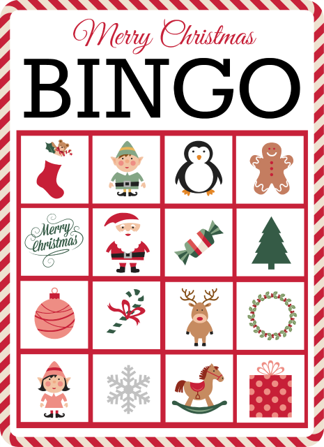 Printable Christmas Bingo