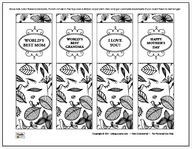 Printable Coloring Bookmarks