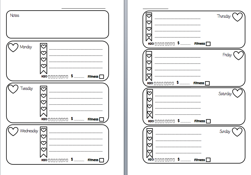 Printable Planner Inserts