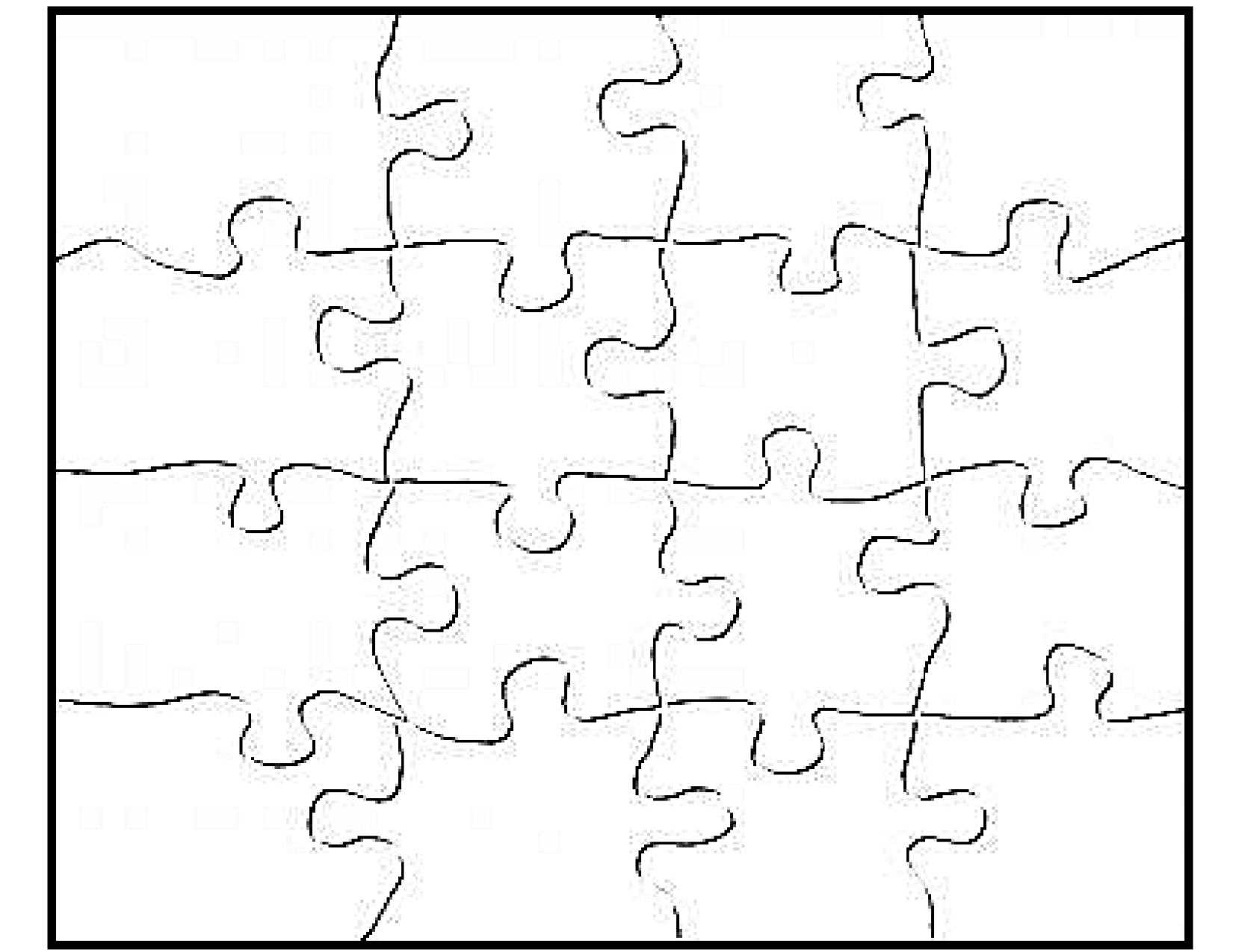 Jigsaw Puzzle Piece Template Printable