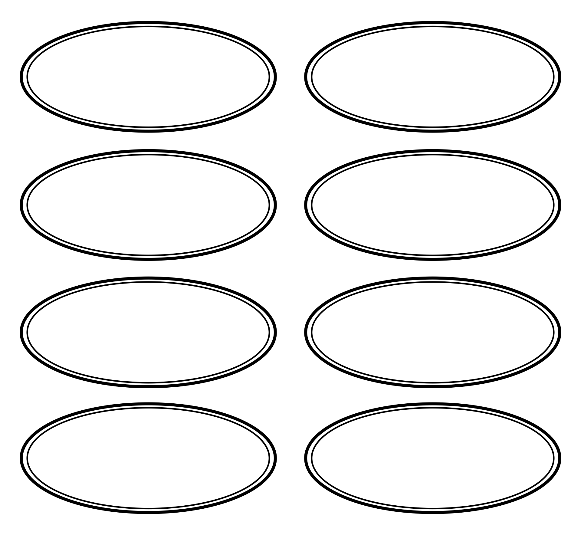 10 Best Free Printable Oval Template PDF for Free at Printablee
