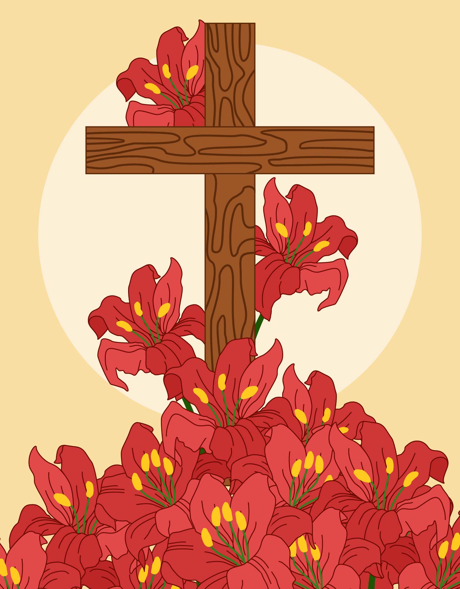 10 Best Free Printable Easter Cross Coloring Pages Printablee