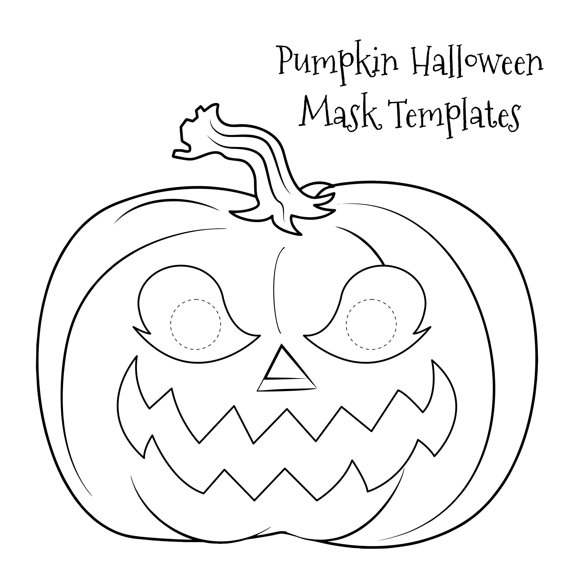 Halloween Mask Patterns - 15 Free PDF Printables | Printablee