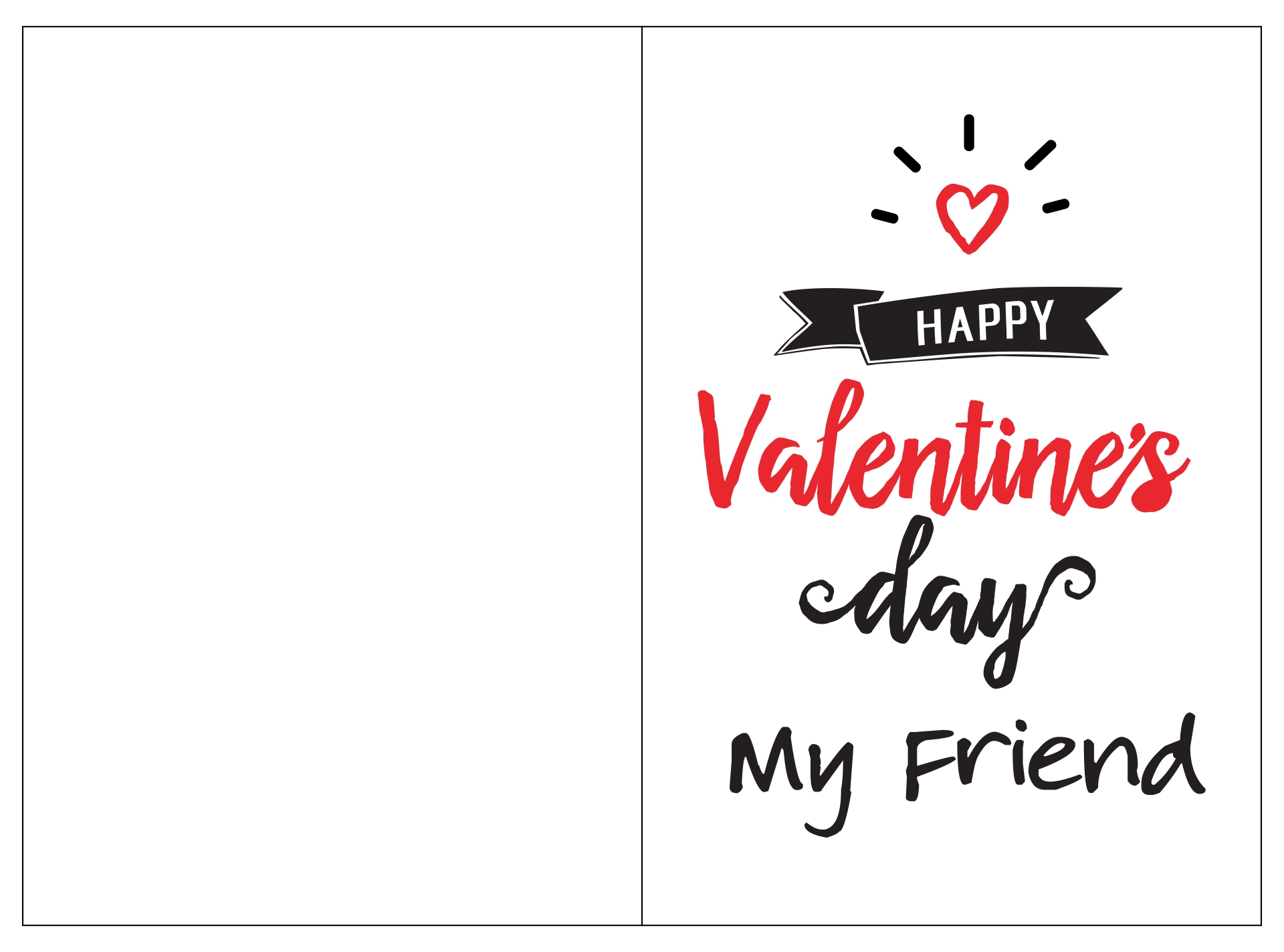 10 Best Printable Valentine Cards For Friends PDF For Free At Printablee