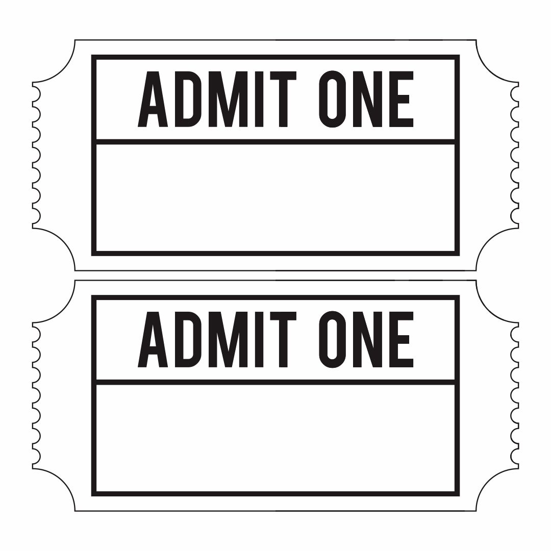 10 best free printable admit one ticket templates printableecom