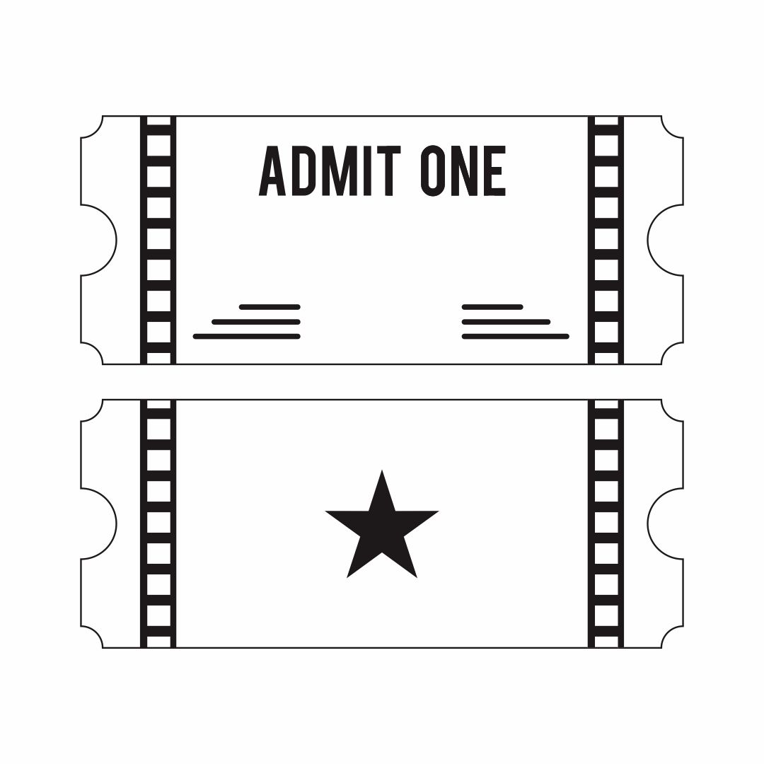 Free Printable Admit One Ticket Template
