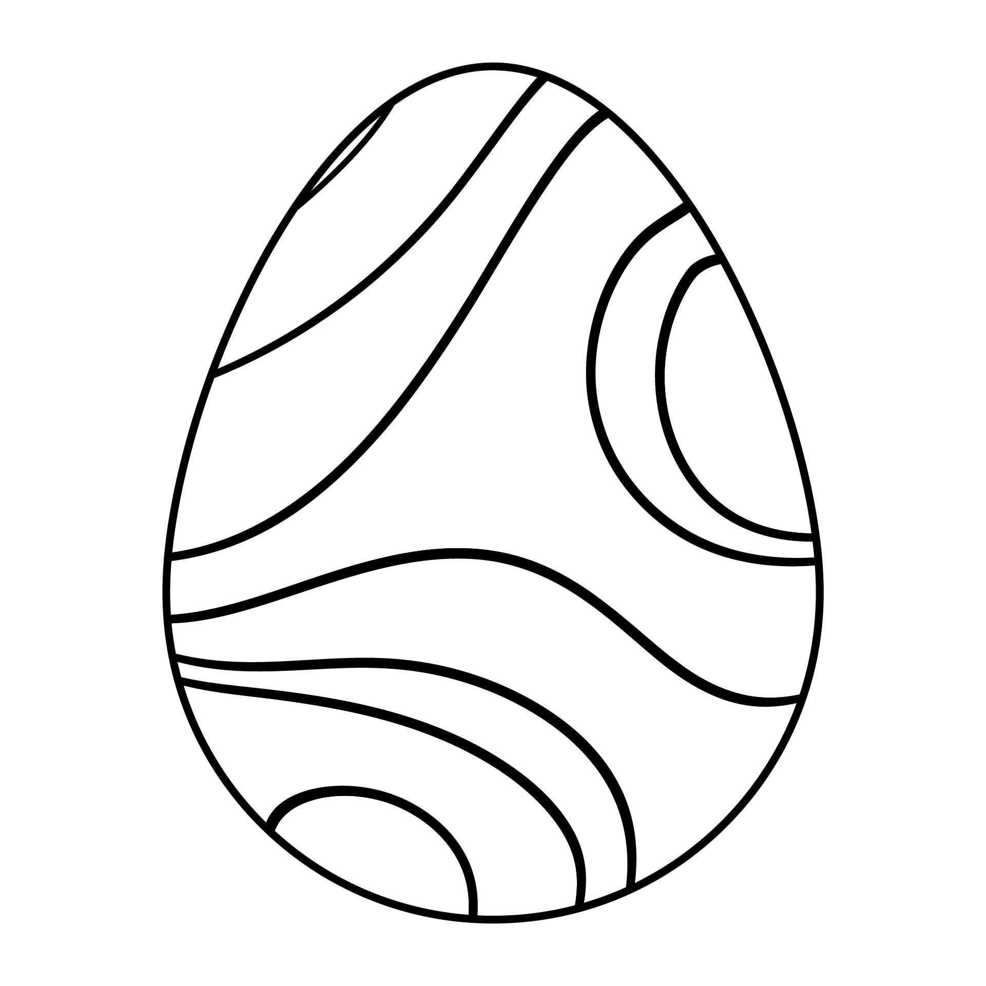 Printable Easter Egg Pattern