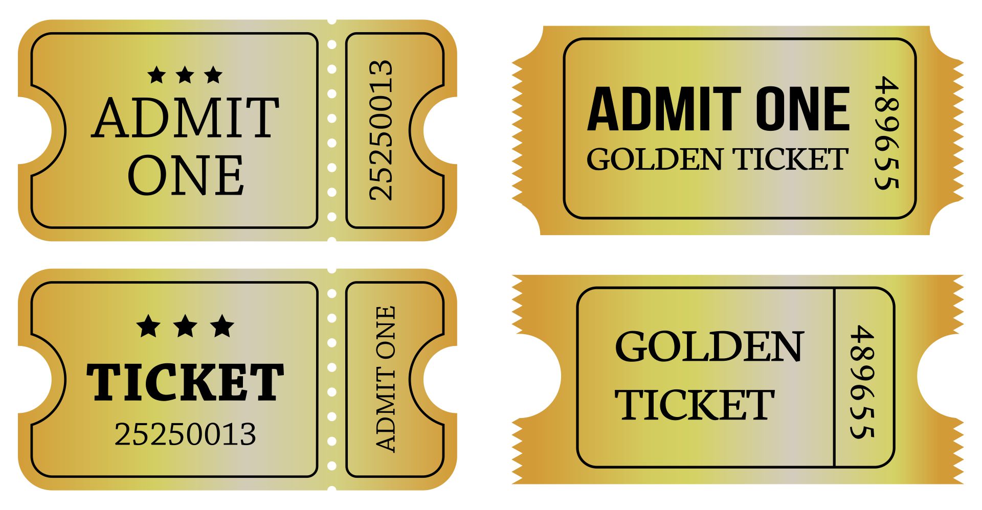 Printable Golden Ticket Printable Word Searches