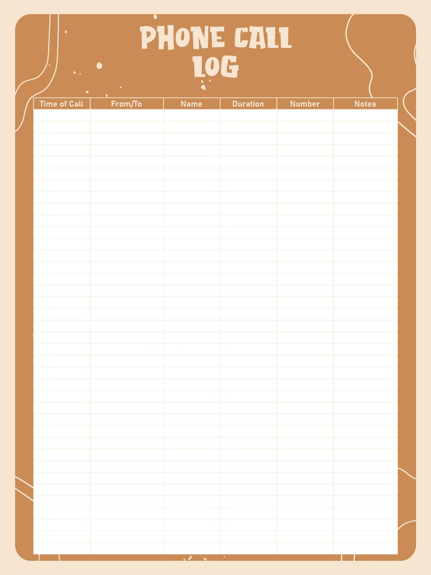 8 Best Printable Log Sheet Template PDF For Free At Printablee