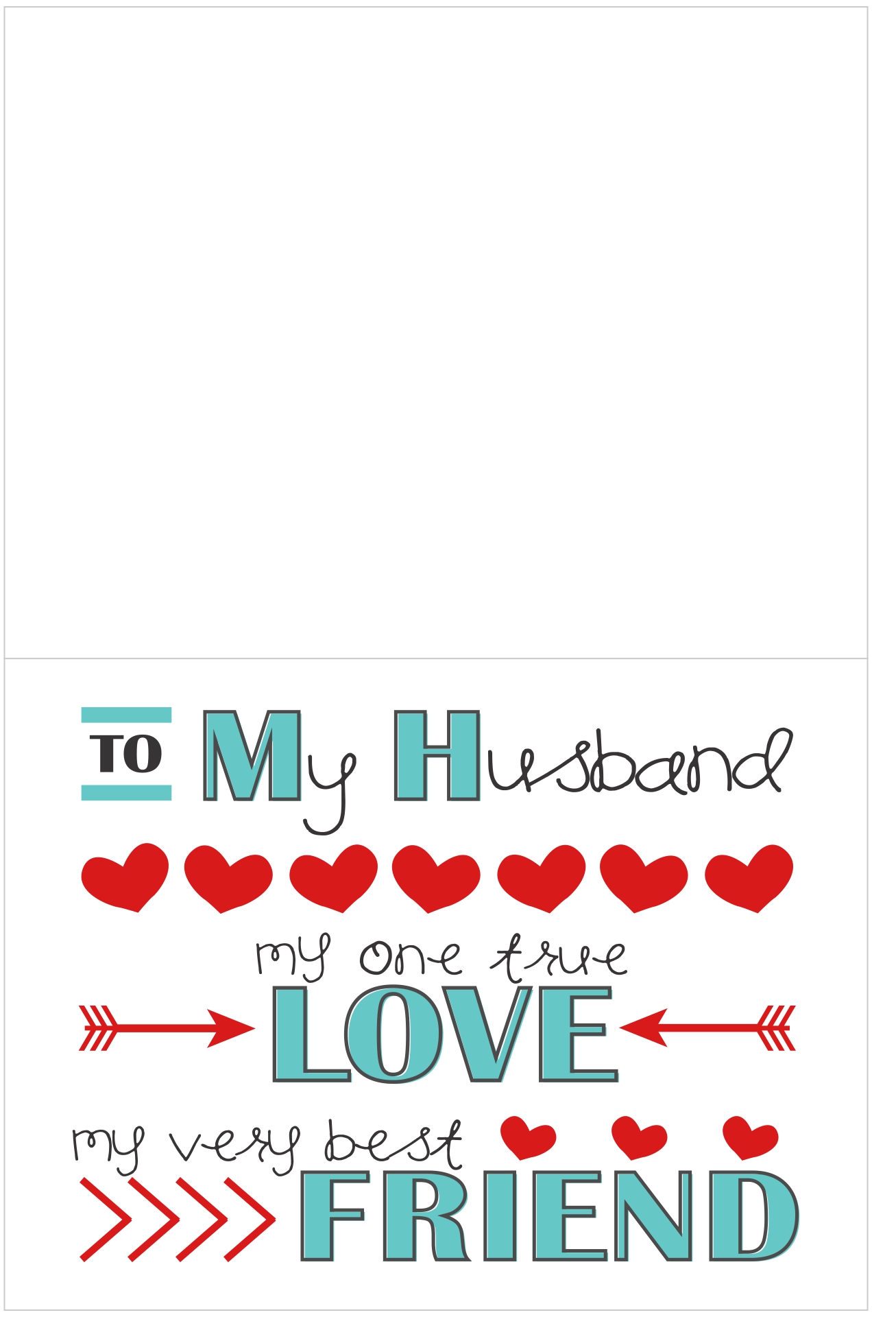 Free Printable Valentines Cards For My Husband