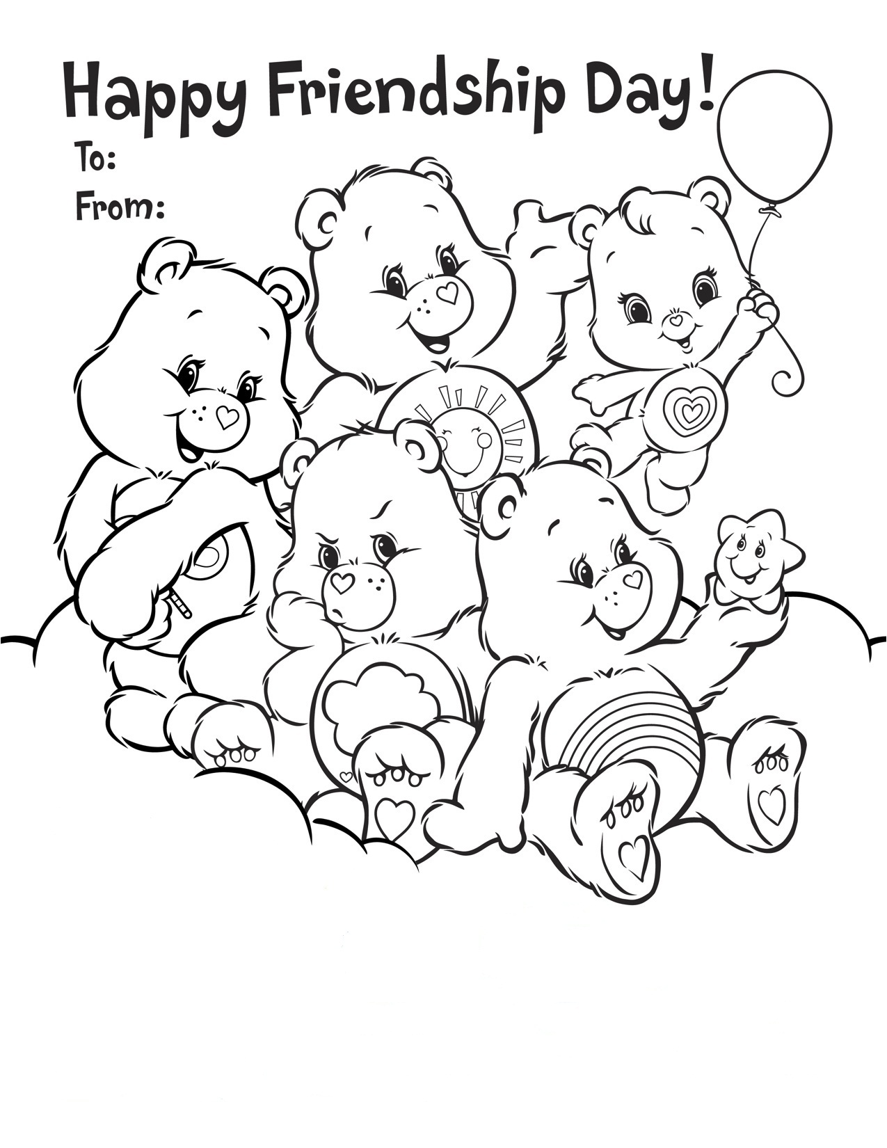 6 Best Images of Cute Best Friend Coloring Printables - Quotes Best ...