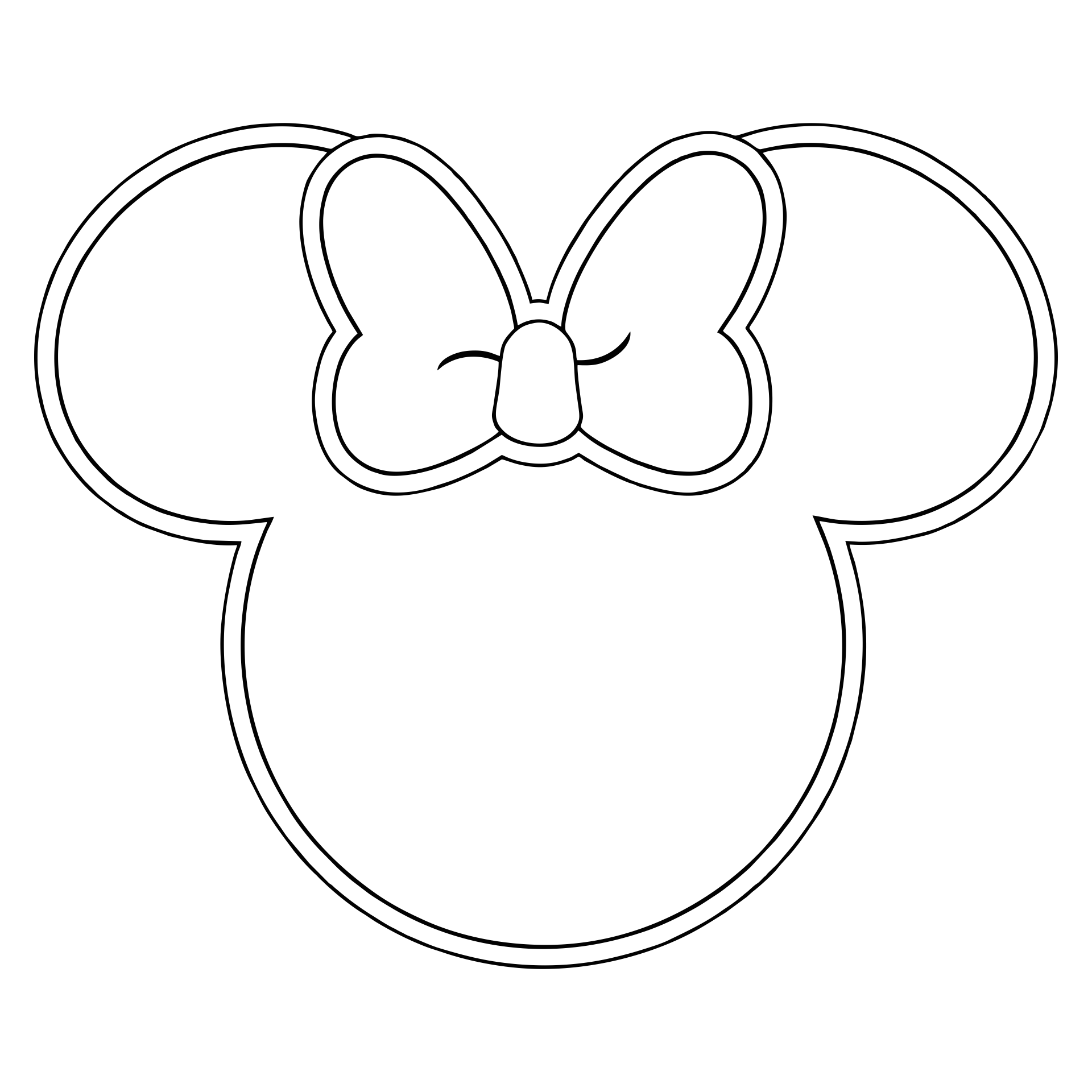 10 Best Minnie Mouse Stencil Printable