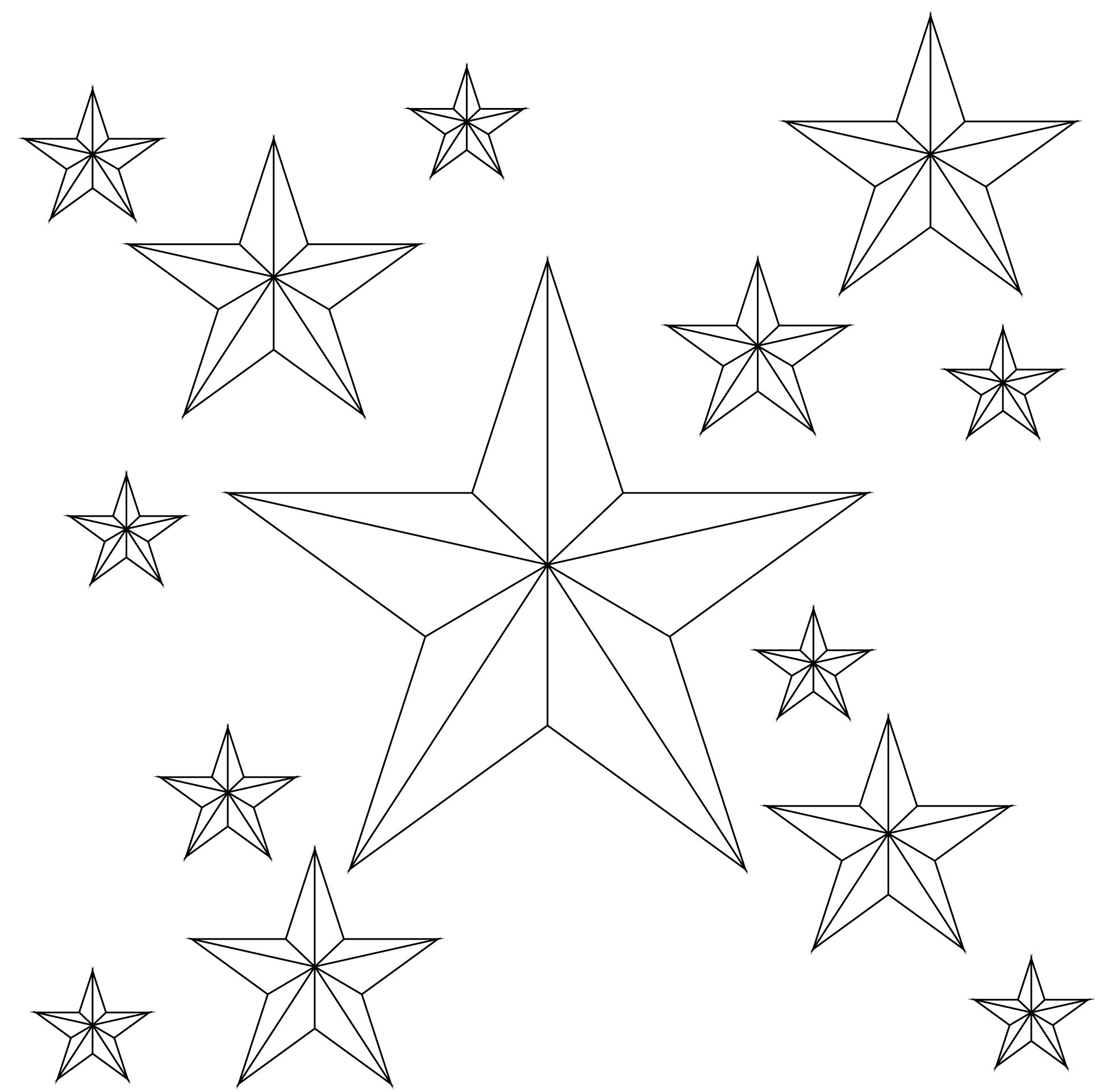 10 Best Adjustable Size 5 Point Star Template Printable PDF For Free At 