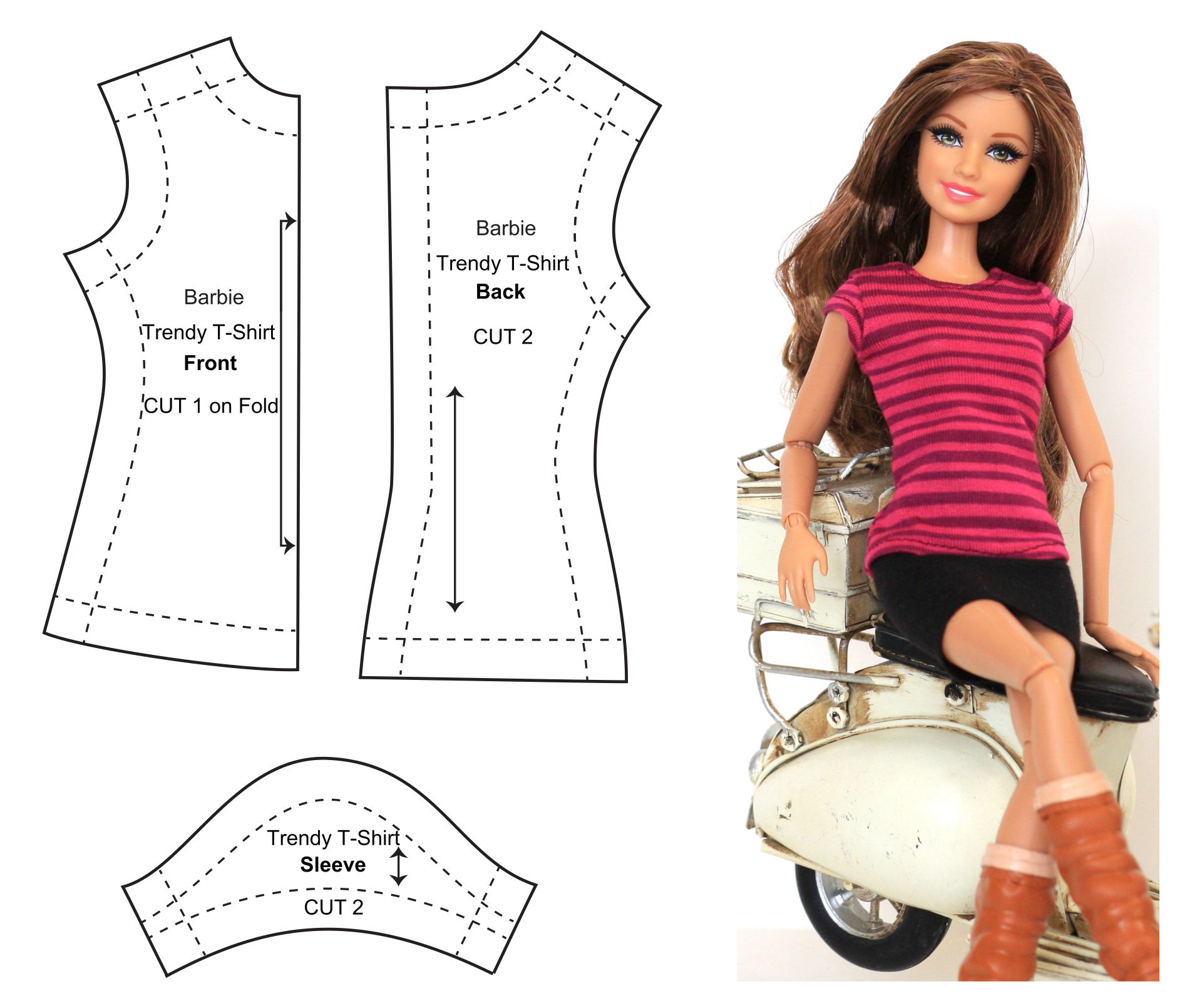 Brillante Bolsa inteligente 10 Best Barbie Clothes Templates Printable - printablee.com