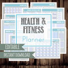 Food and Fitness Planner