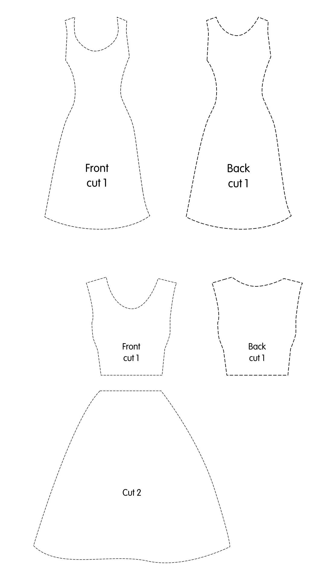 FREE Printable #Sewing Patterns for #TallBarbie #Dolls - Free Doll Clothes  Patterns