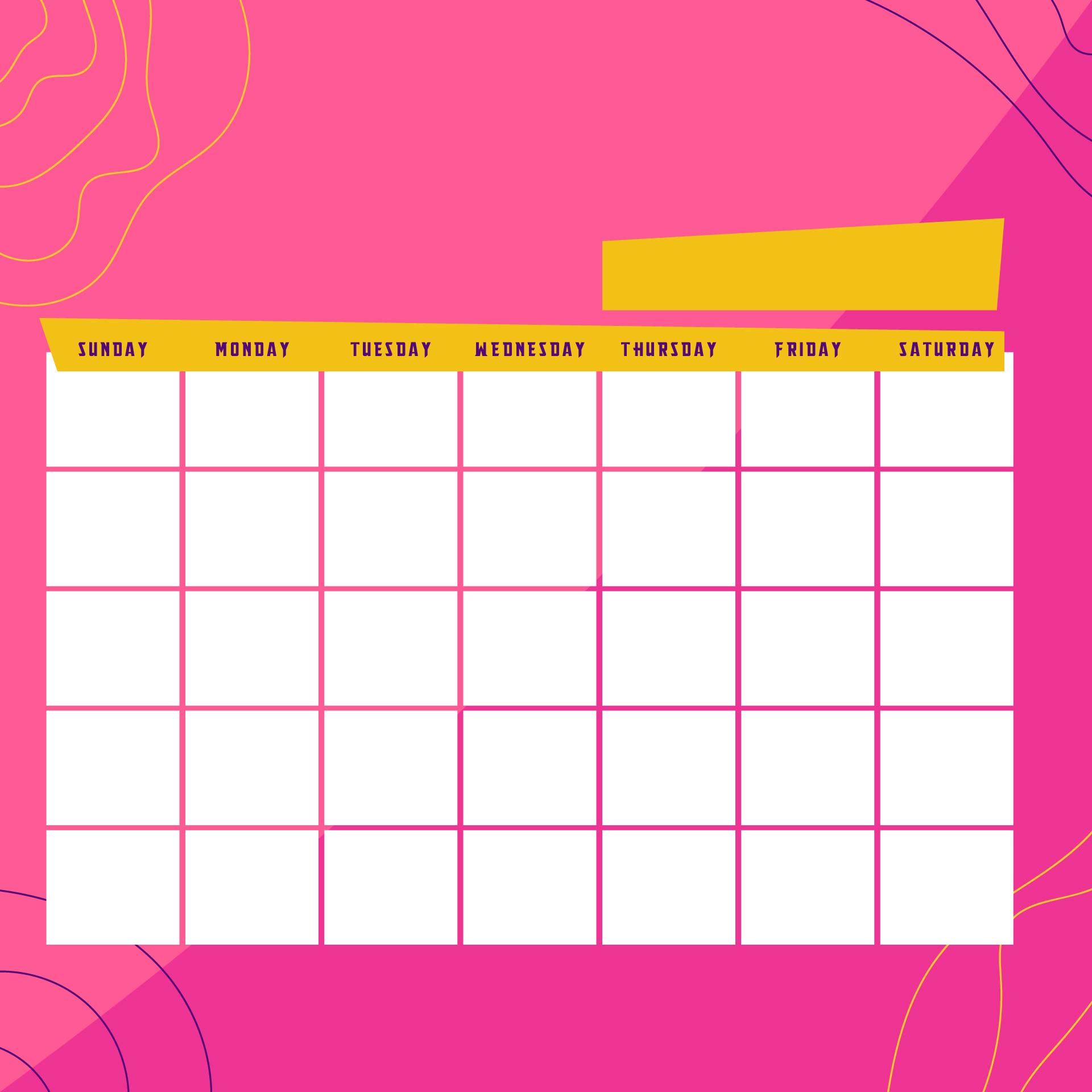 Printable Calendar Pages