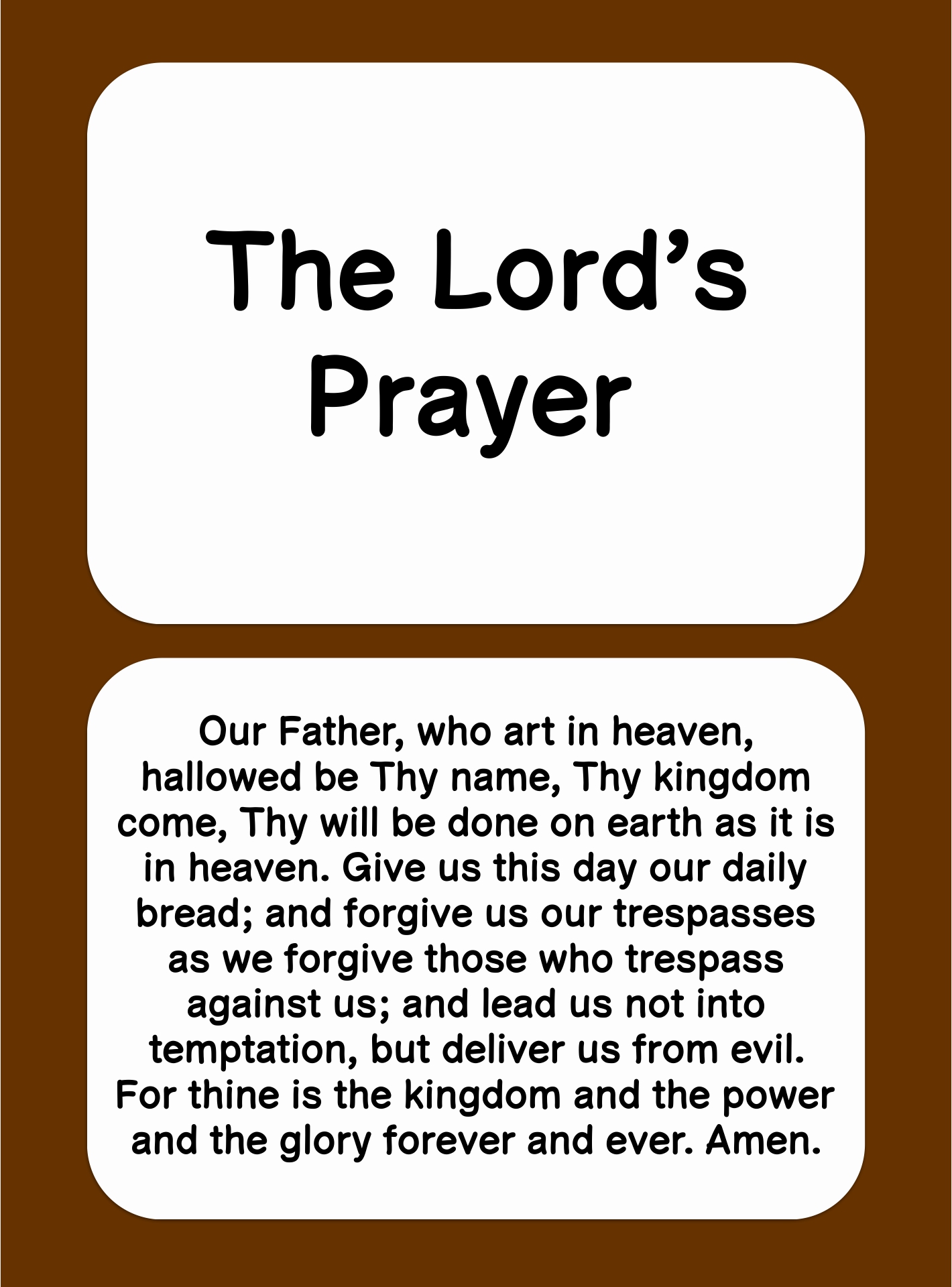 10 Best Printable Lord s Prayer Craft PDF For Free At Printablee