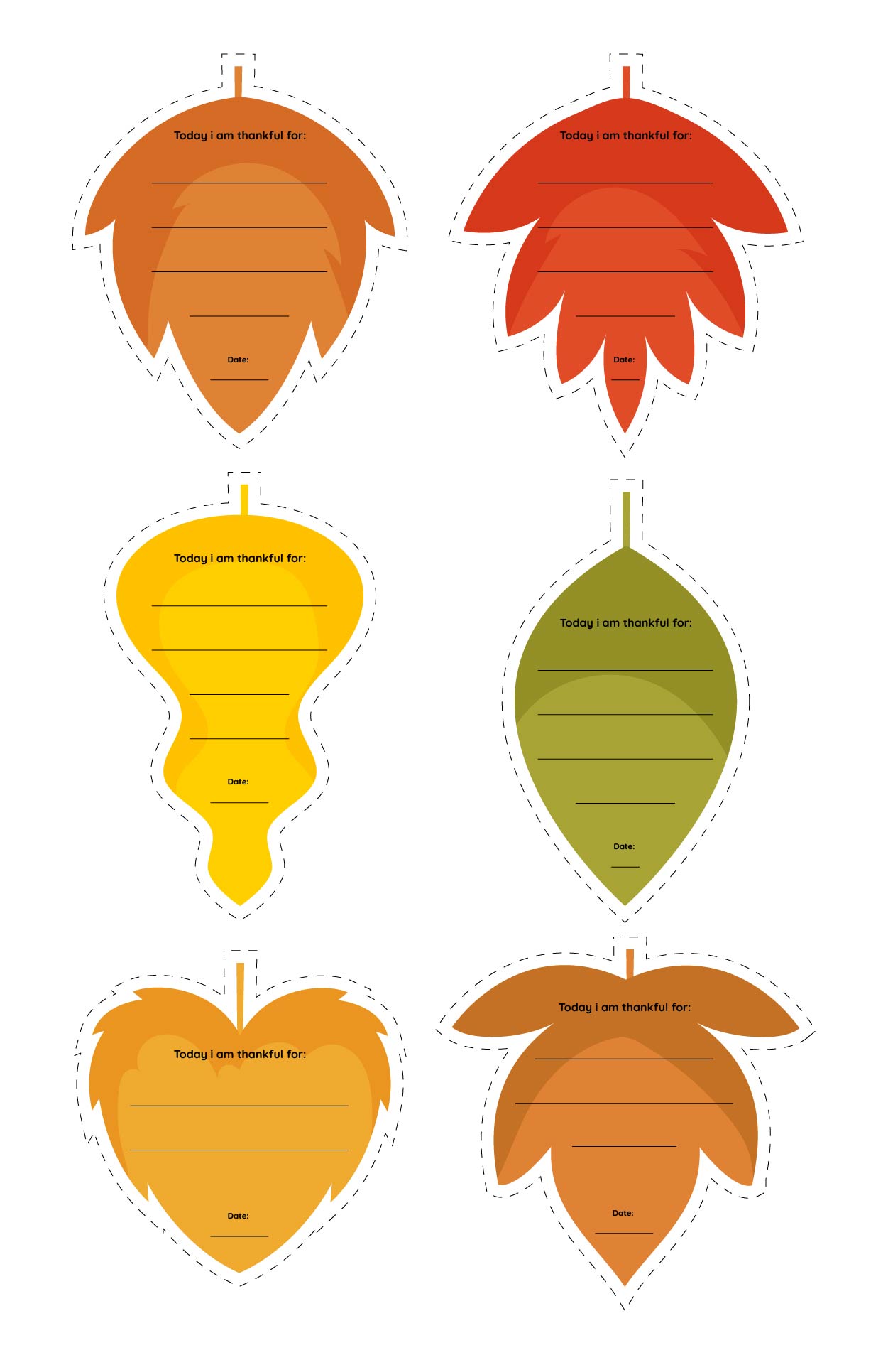 Thanksgiving Printables Thankful For
