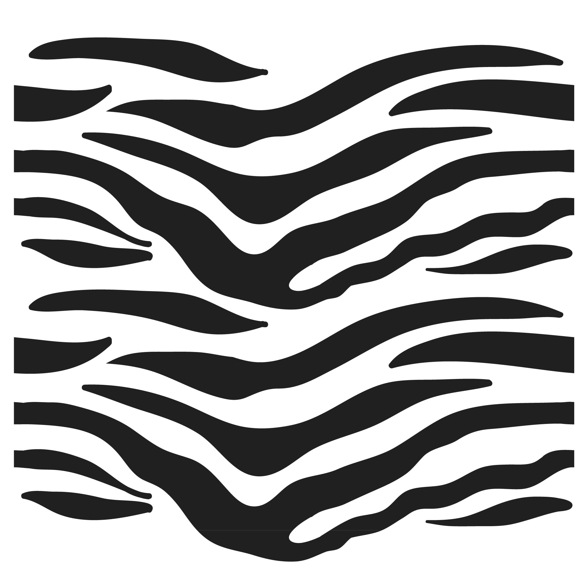 Tiger Stripe Camo Stencil Printable