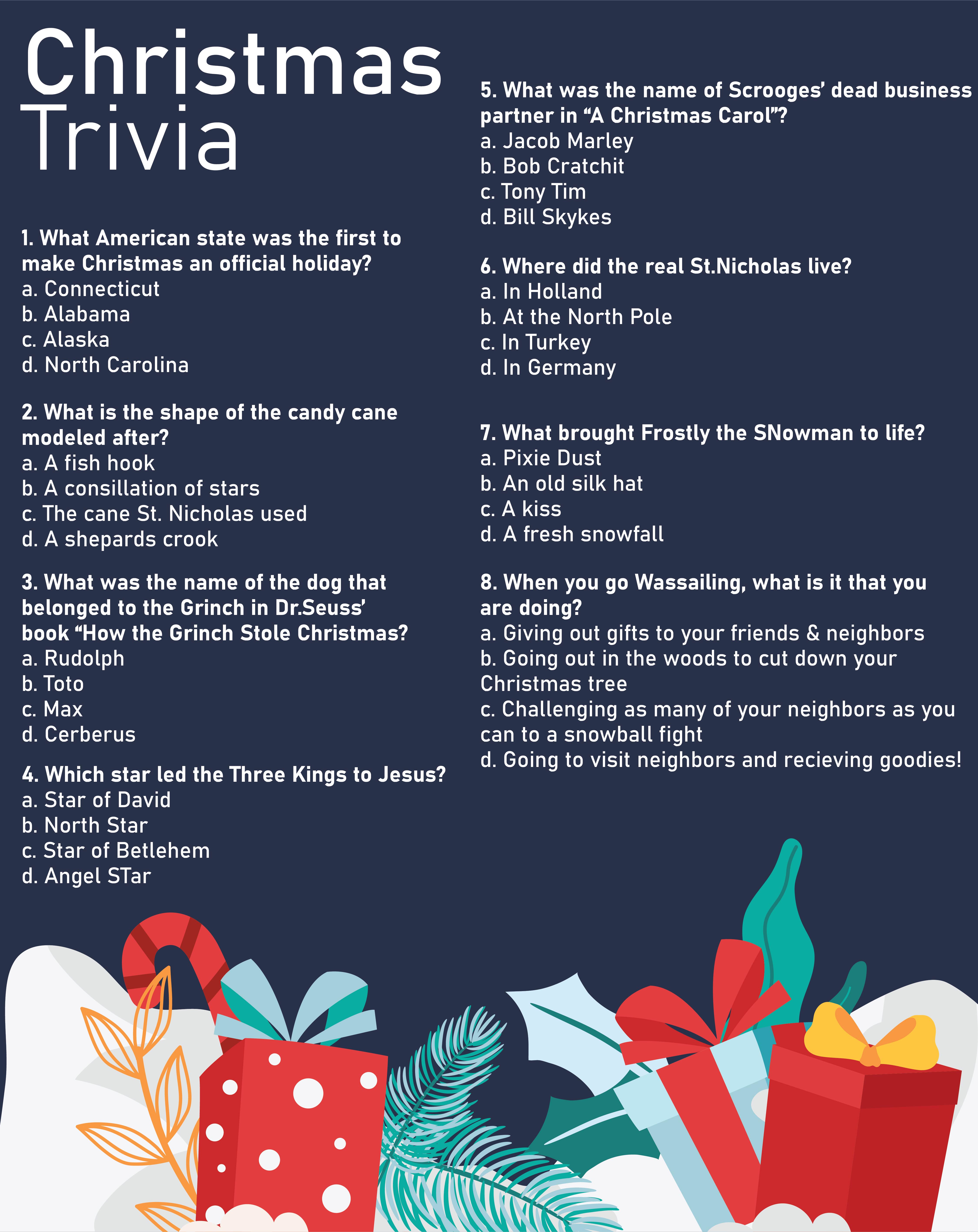 15 Best Christmas Printable Trivia With Answers PDF For Free At Printablee