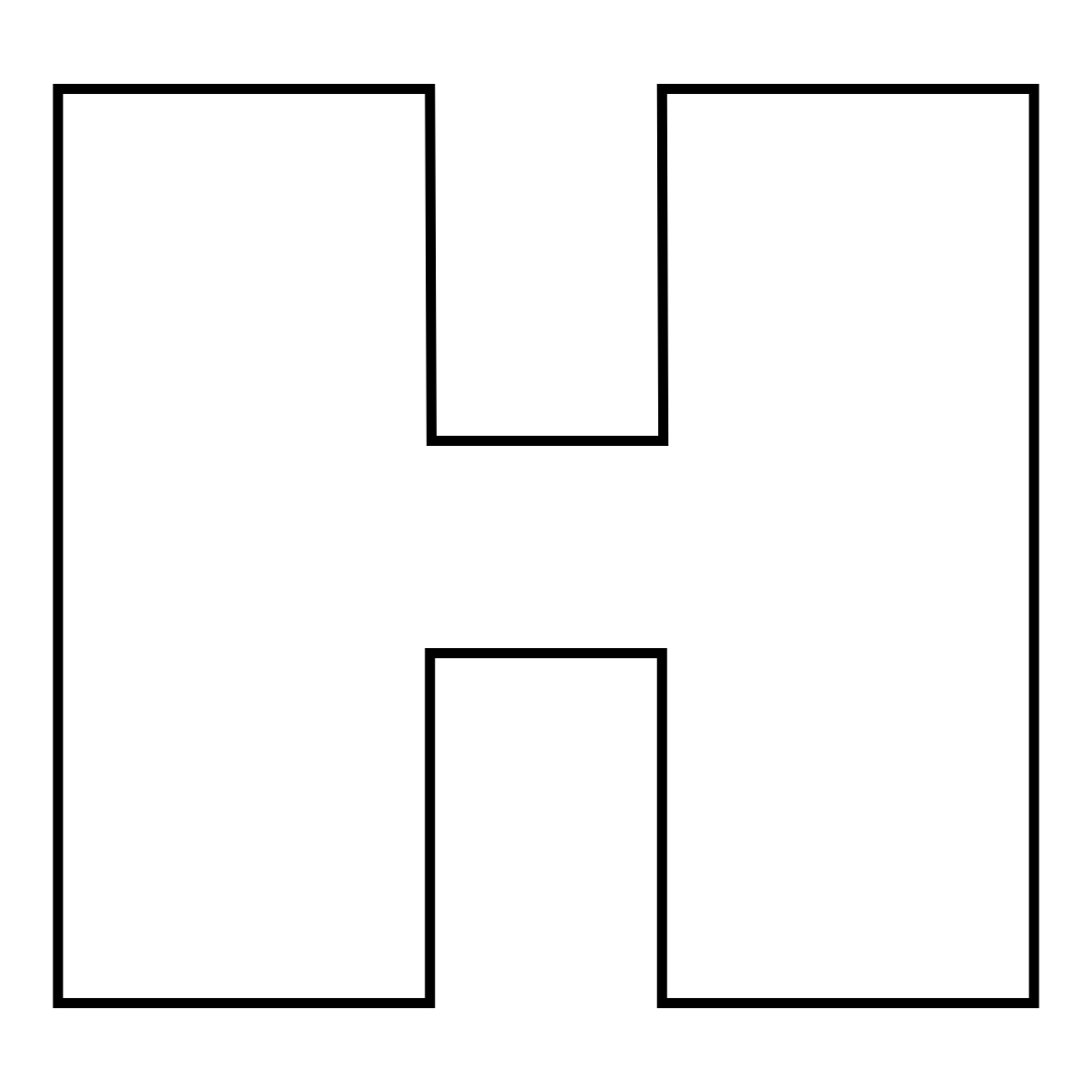 printable-letter-h-outline