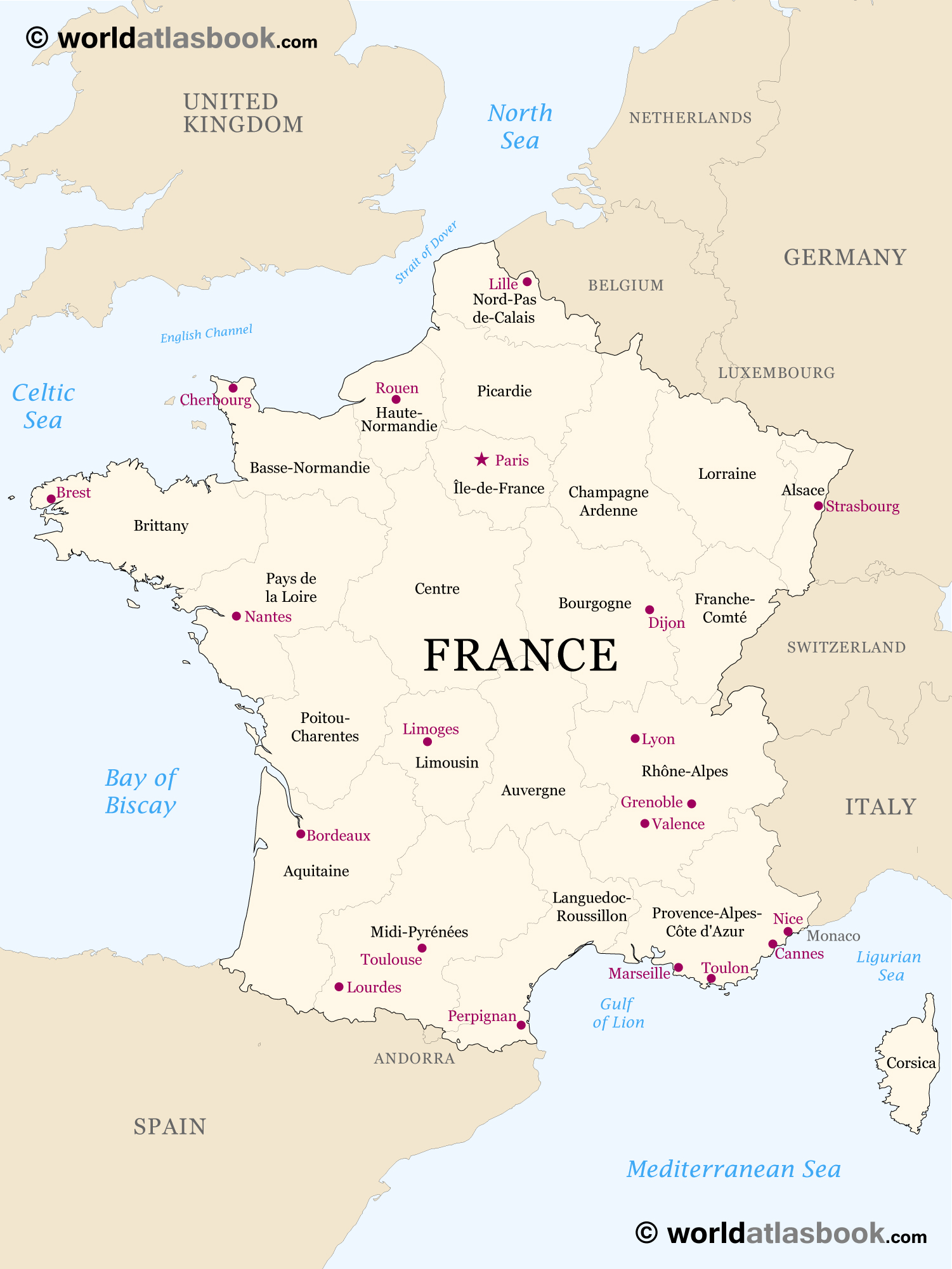 6 Best Images of Large Printable Map Of France - Free Printable France ...