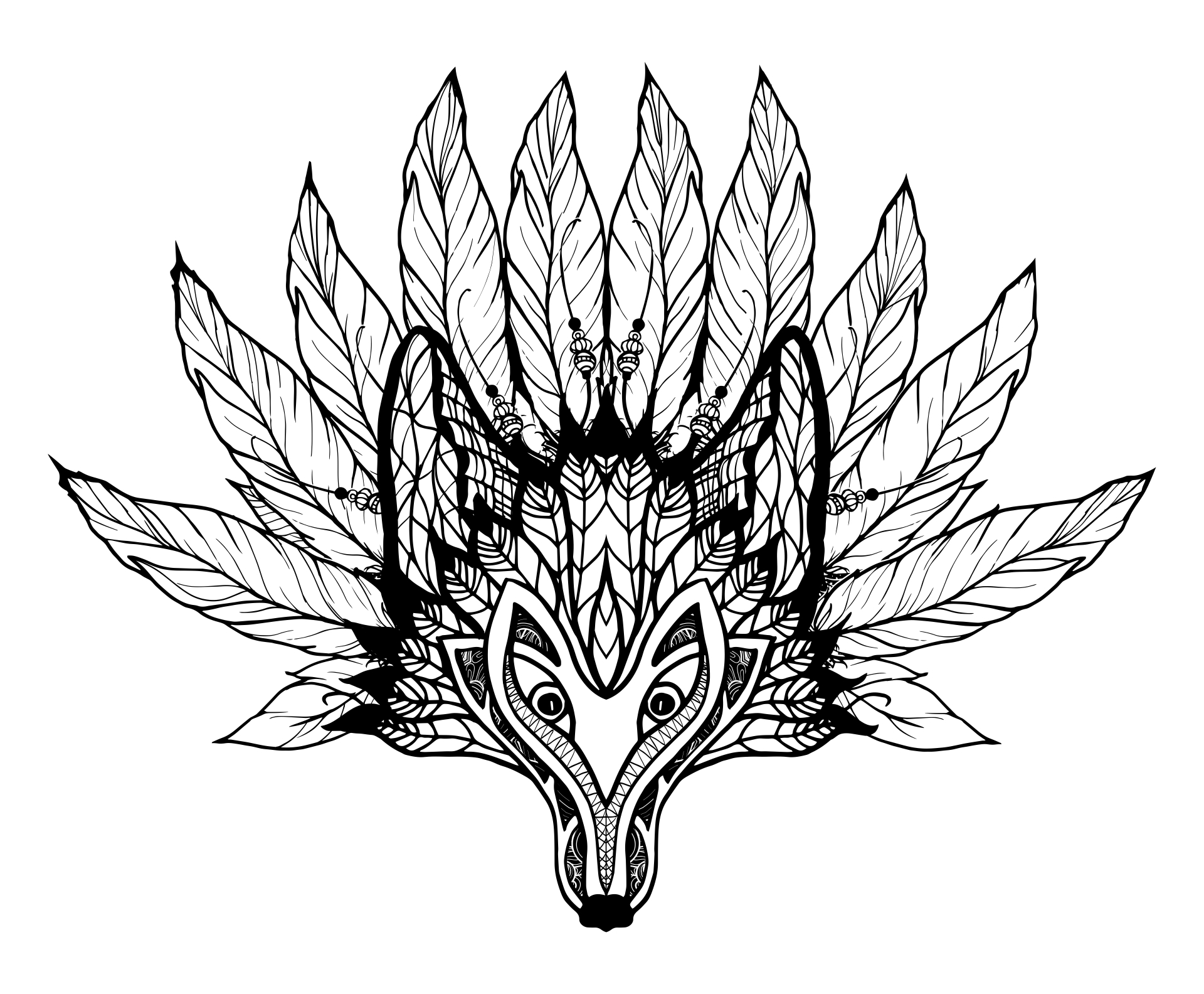 wolf totem pole designs